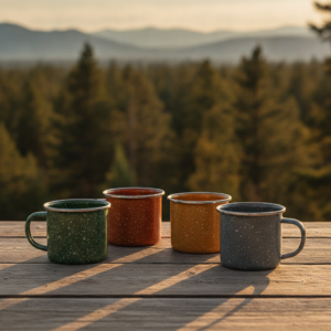 Sunrise Enamel Mug 4-Pack