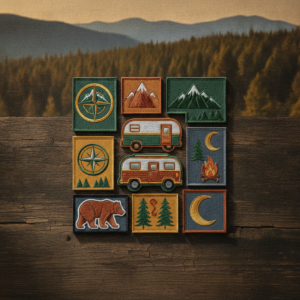 Explorer Embroidered Patch Set