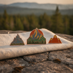 Mountain Peak Enamel Pin