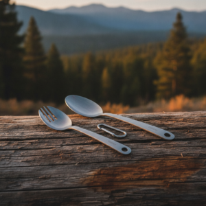 Titanium Spork Set